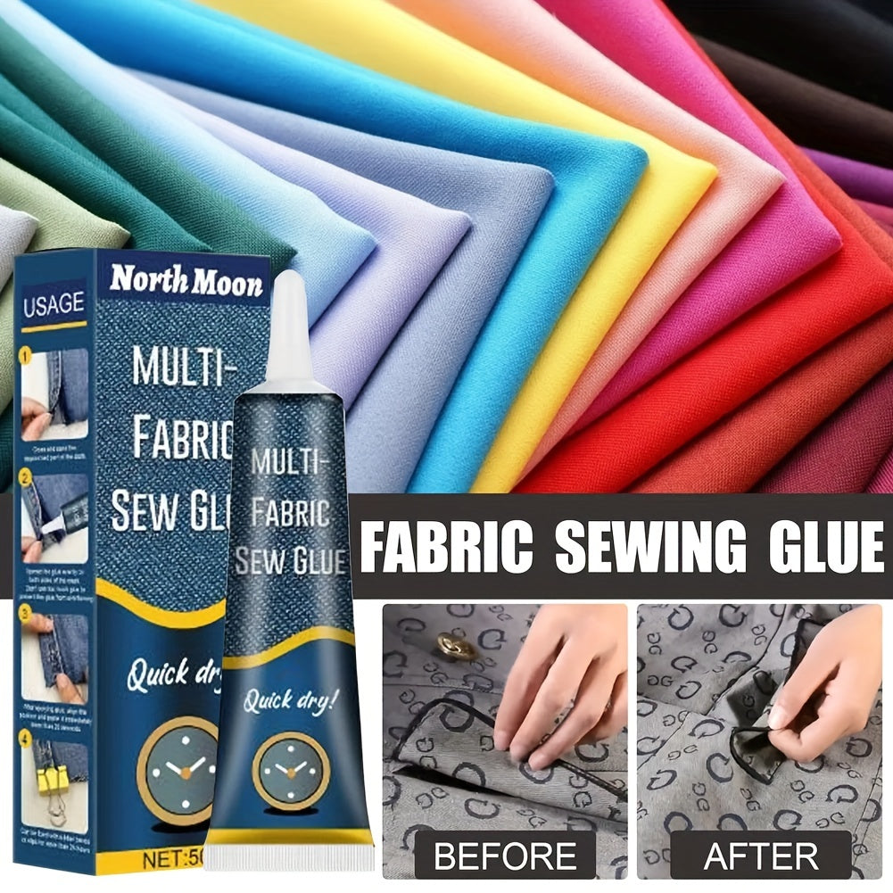 Multifunctional Sewing Glue Kit for Clothes Repair Quick Dry Fabric