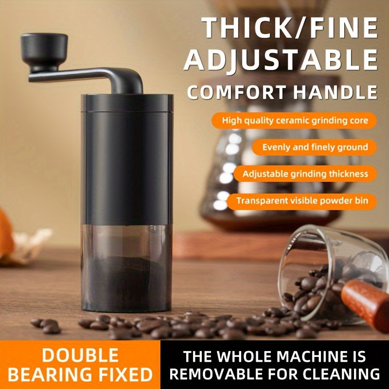 Portable Manual Coffee Grinder and Brewer for Home, Camping, Small Gatherings