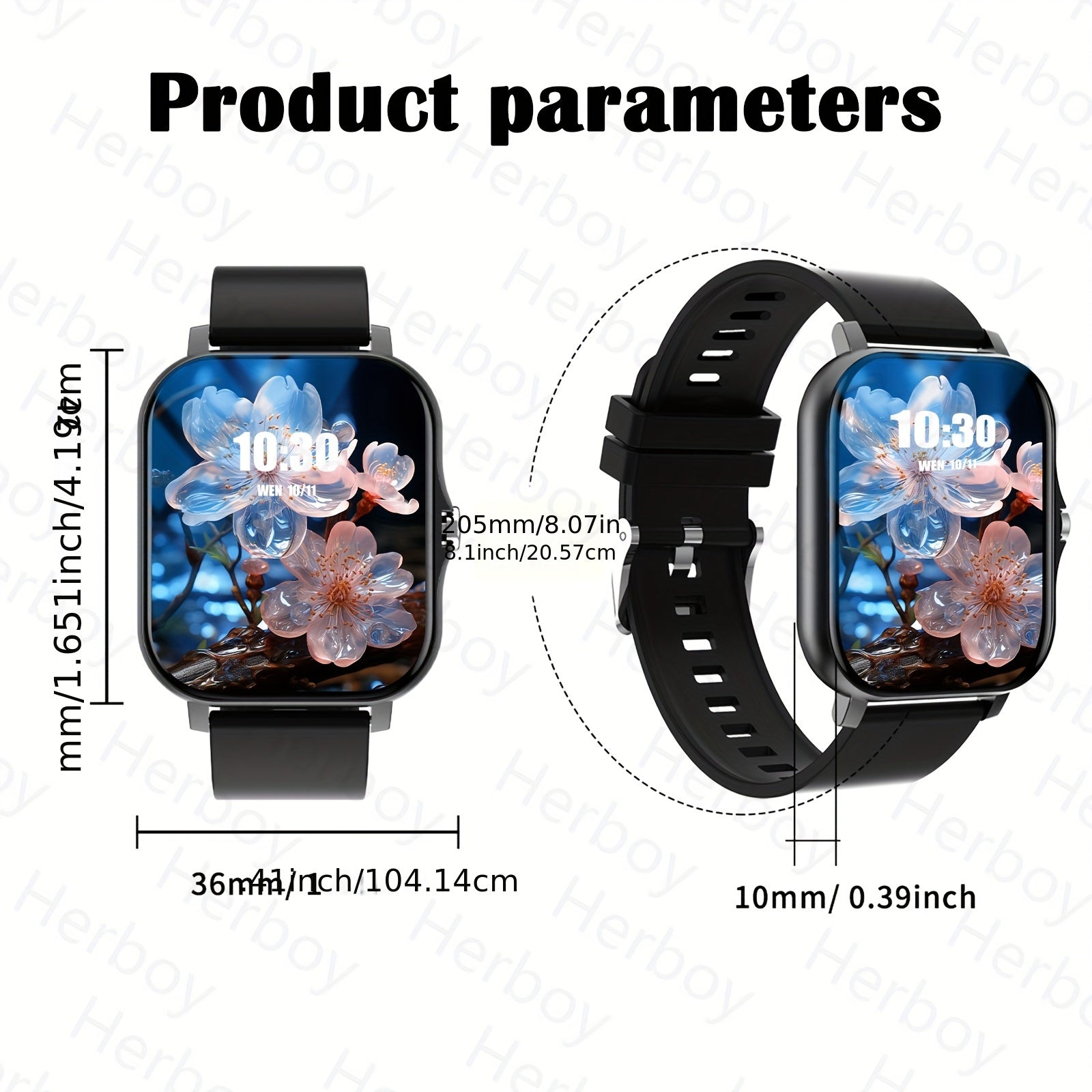 2025 Smart Watch Wireless Calling Sports Modes Call Alerts SMS Notifications Compatible with iPhone Android