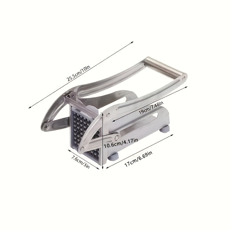Stainless Steel Manual Potato Slicer French Fry Cutter Handheld Veggie Chopper