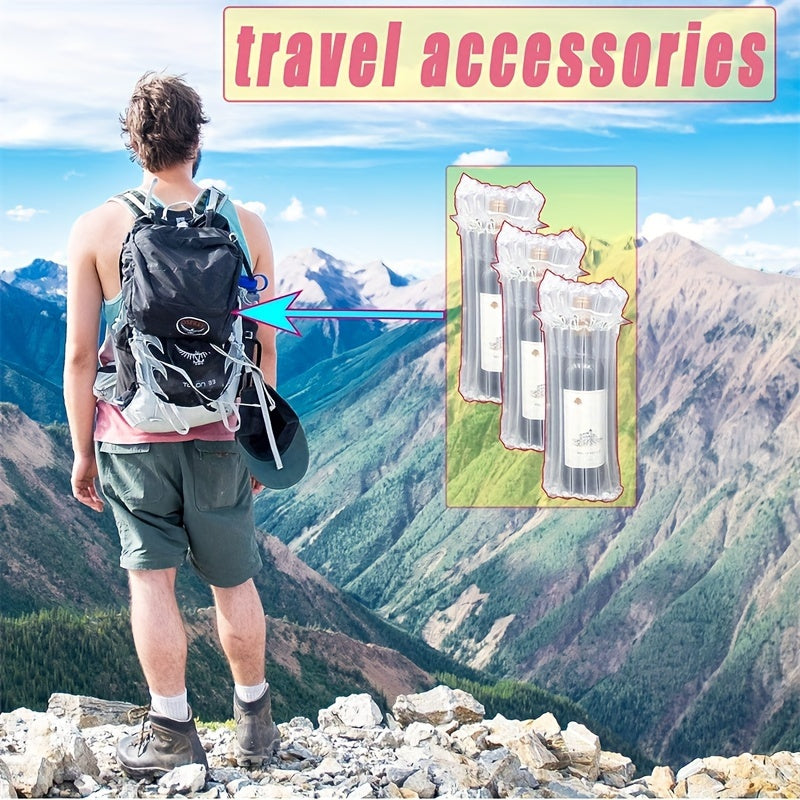 Inflatable Wine Bottle Protector Bags for Air Travel 5/10 Pack