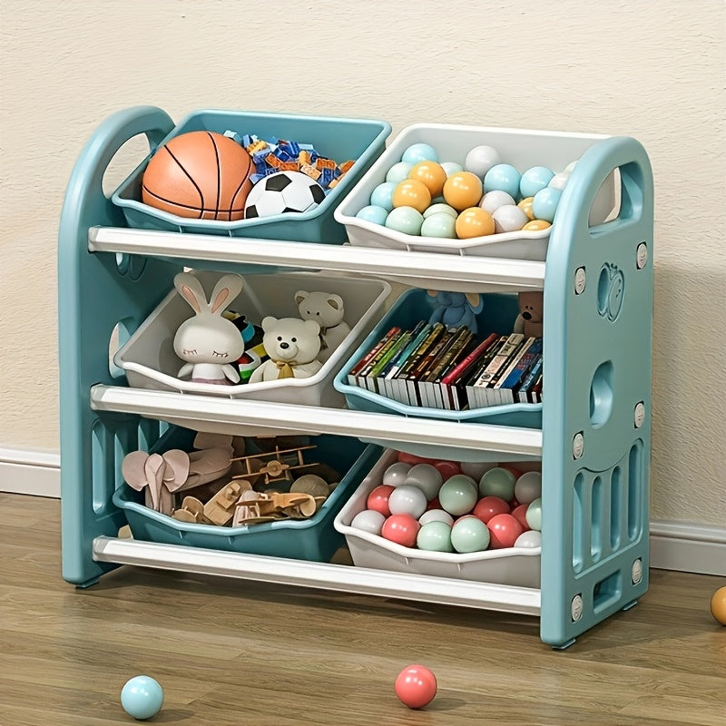 Estantería de almacenamiento para el hogar de plástico con 6 cajas apilables para ropa, juguetes y libros

Source:
Plastic Home Storage Rack with 6 Stackable Boxes for Clothes Toys and Books