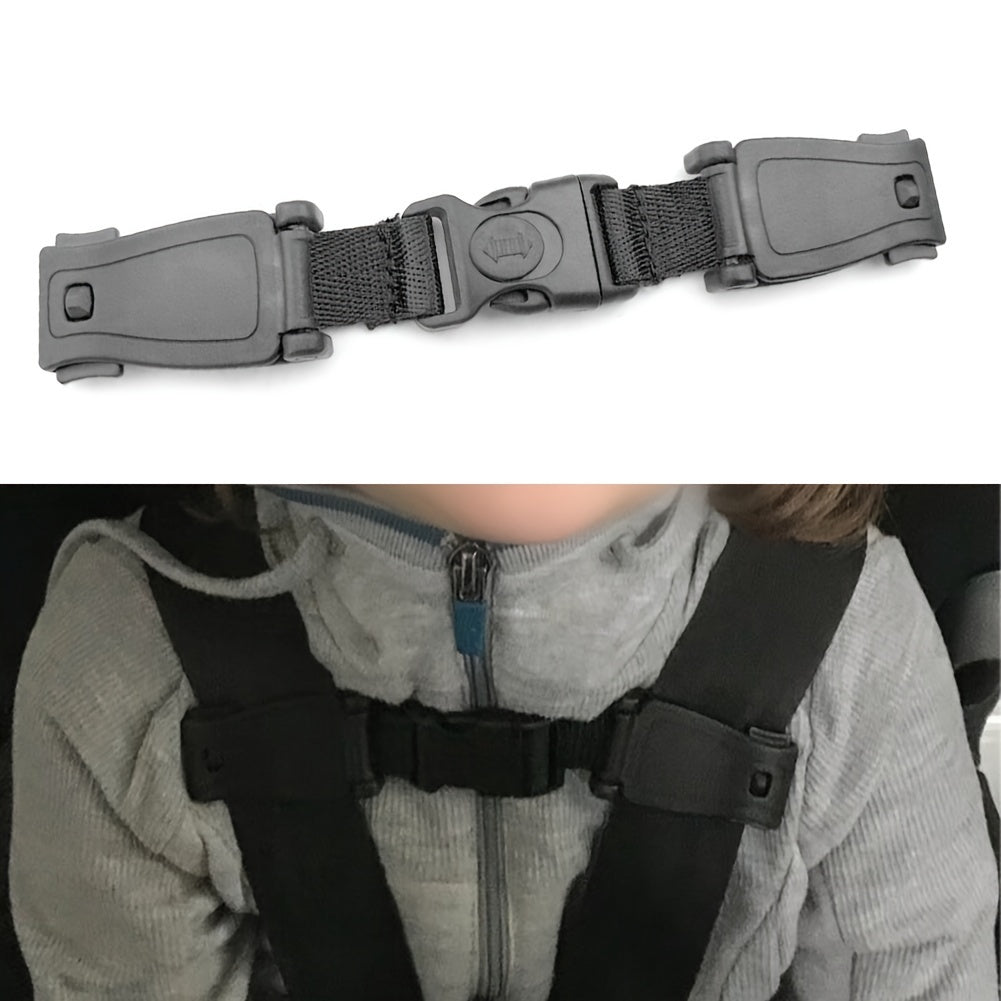 Adjustable Kids Car Safety Harness with Padded Chest Clip and Buckle