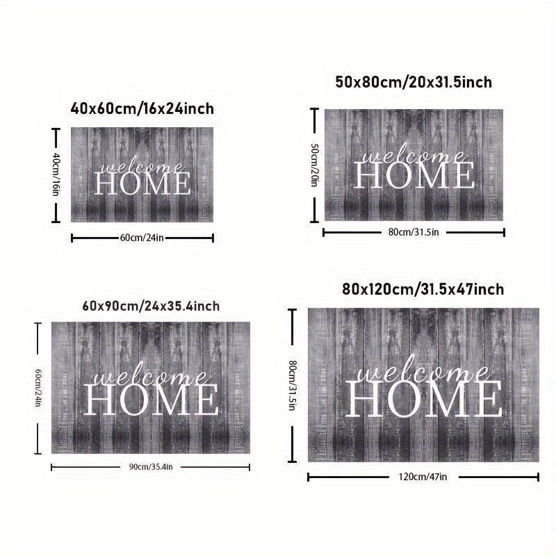 Yog'och panel dizayni, kirish mato, sirg'almas, ichki va tashqi foydalanish uchun, oson tozalash