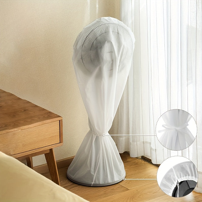 Durable Polyester Dust Cover for Electric Fans, Vertical Floor Standing, All-Inclusive Protection