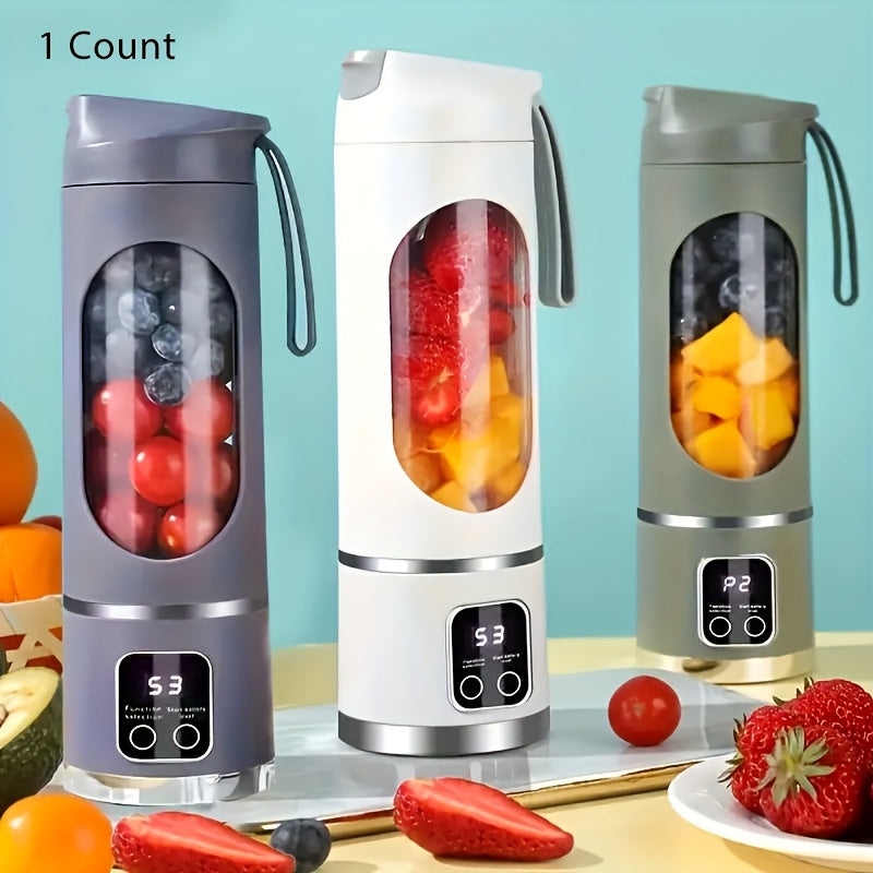 Portable USB Rechargeable Blender and Juicer 10oz to 17oz Easy to Clean