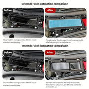 Universal Car Air Intake Filter for Tesla Model 3 and Y Black Mesh