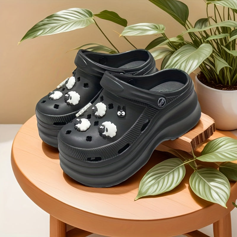 Women's Summer Fashion Hole Shoes - EVA Sole, Little Lamb Accessories