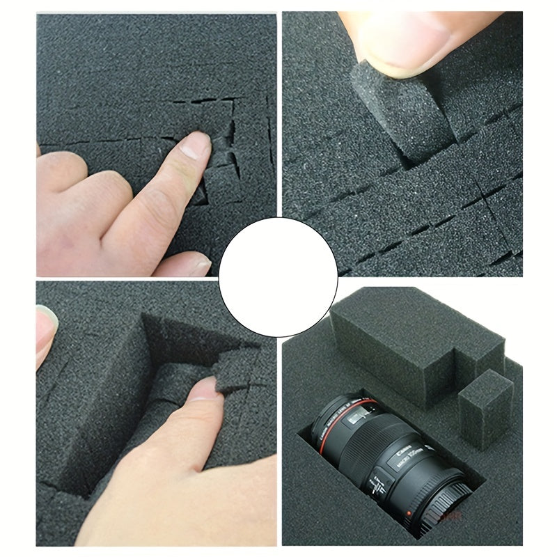 Asboblar, kameralar va vositalar uchun portativ plastik xavfsizlik himoya qutisi. Suv o'tkazmaydigan va zarbaga chidamli, shponka yostiqli.