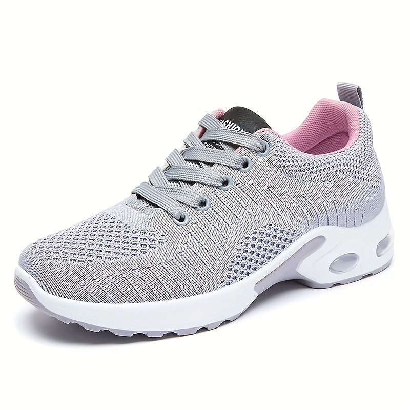 Women's Breathable Mesh Running Shoes Lightweight Cushioned Sneakers