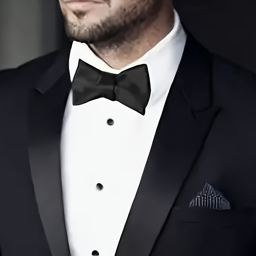 Erkaklar uchun o'z-o'zini bog'lash uchun bow tie, sozlanadigan, to'liq rangli rasmiy tuxedo aksessuari