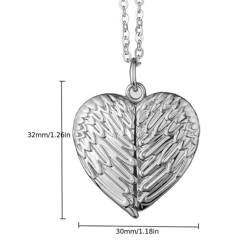 Heart Pendant Necklace with Custom Photo Print Valentine Gift for Couples Alloy Jewelry