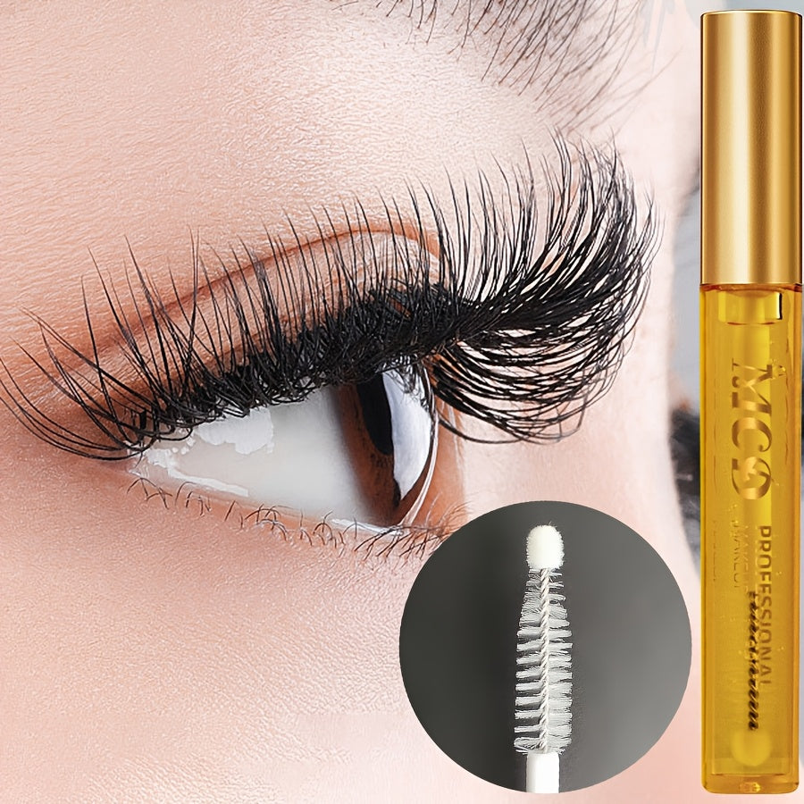Nourishing Eyelash Serum Moisturizes Volumizes Shine Gentle Care Golden Tube