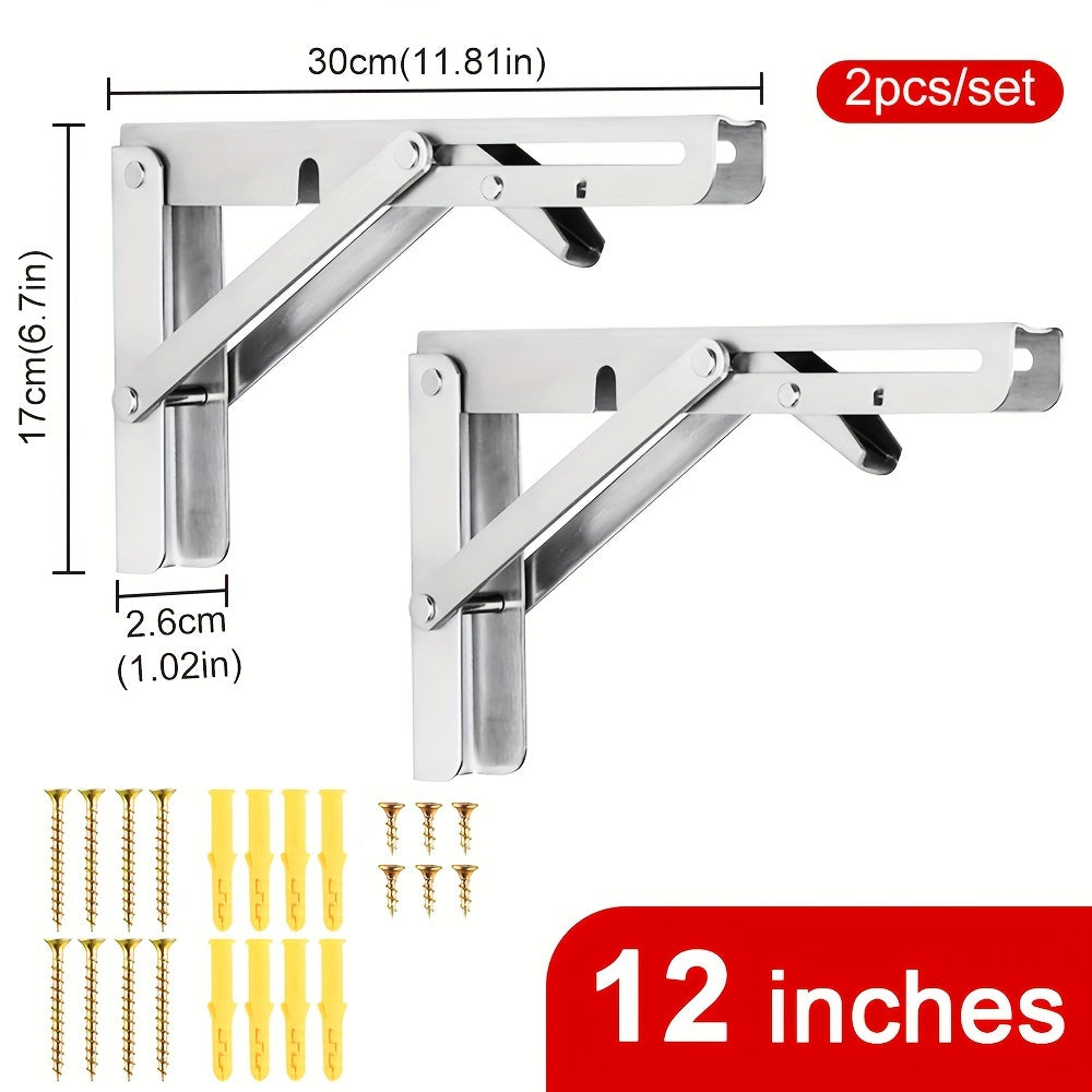 Naychali po'latdan yasalgan, bir nechta o'lchov variantlari bilan jihozlangan, og'ir yuk ko'taruvchi 2 dona egiluvchan dizayn, joyni tejash uchun DIY loyihalari. Qavatda o'rnatiladigan qo'llab-quvvatlash bracketi suzuvchi javonlar uchun.