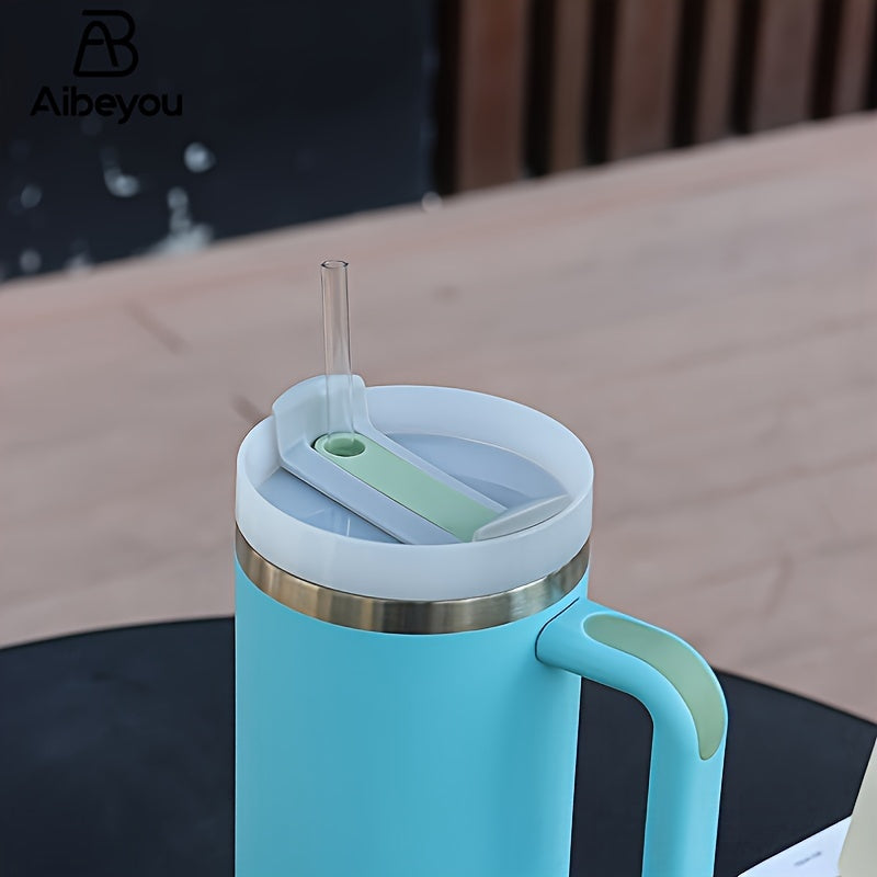 Insulated Stainless Steel Travel Mug 30oz Double-Layer Leak-Proof Hot Cold