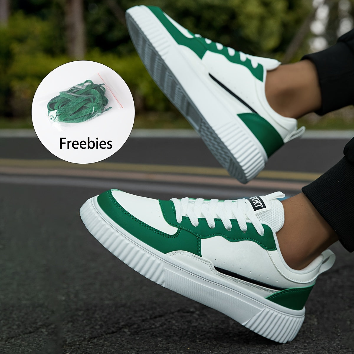 Erkaklar uchun yangi moda krossovkalari, vintage/ko'cha uslubida, barcha mavsumlar uchun nafas oladigan va qulay, shoelace bilan yopish.