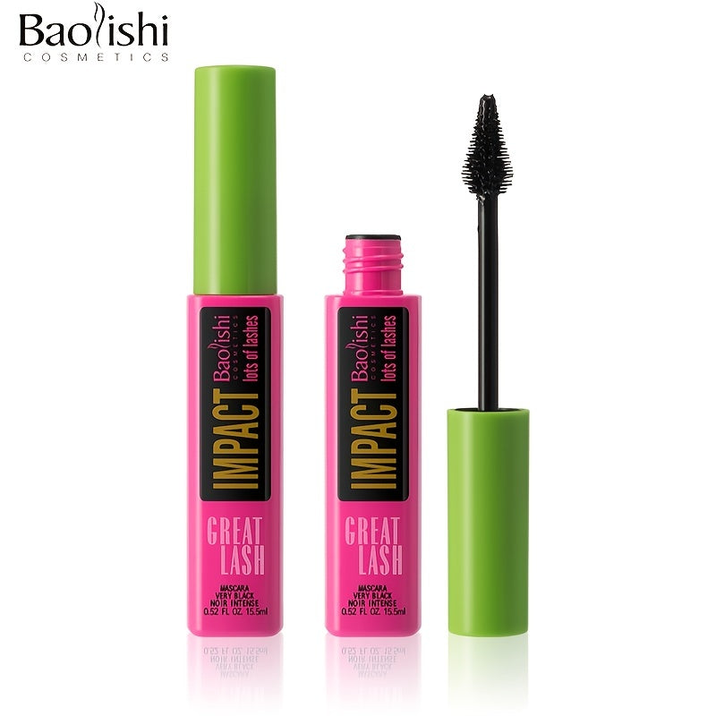 Women 4D Silk Fiber Mascara Long-Lasting Waterproof Volumizing