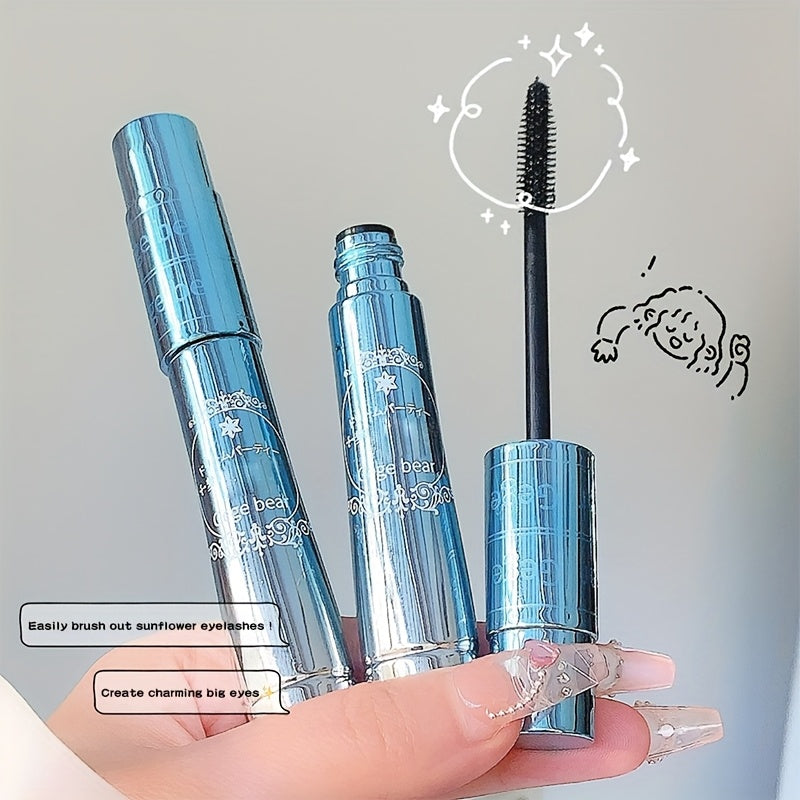 Dense Slender Waterproof Mascara for Natural Curling Lengthening Volumizing Black
