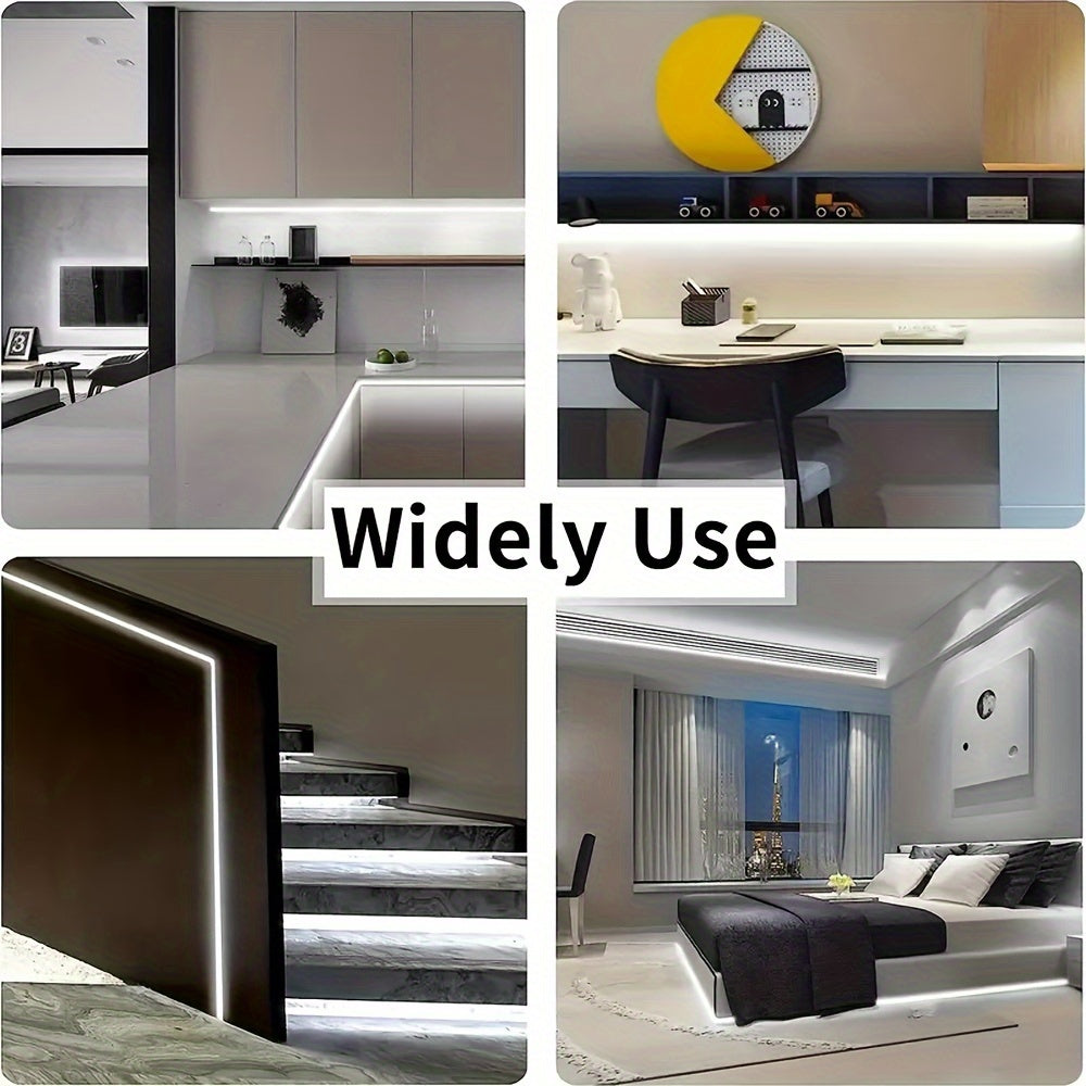 LED Strip Light With Motion Sensor White USB Powered For Stairs Cabinets and Bedrooms