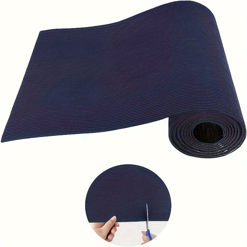 Mushuk daraxtlari va mebellari uchun mustahkam polyester o'rnini bosuvchi mato, qirqishga va qo'llashga oson, 199.9 sm x 40.13 sm, kulrang.