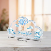 Customized Kids Boy Memento Vertical Acrylic Photo Frame for Nursery and Baby's First Year