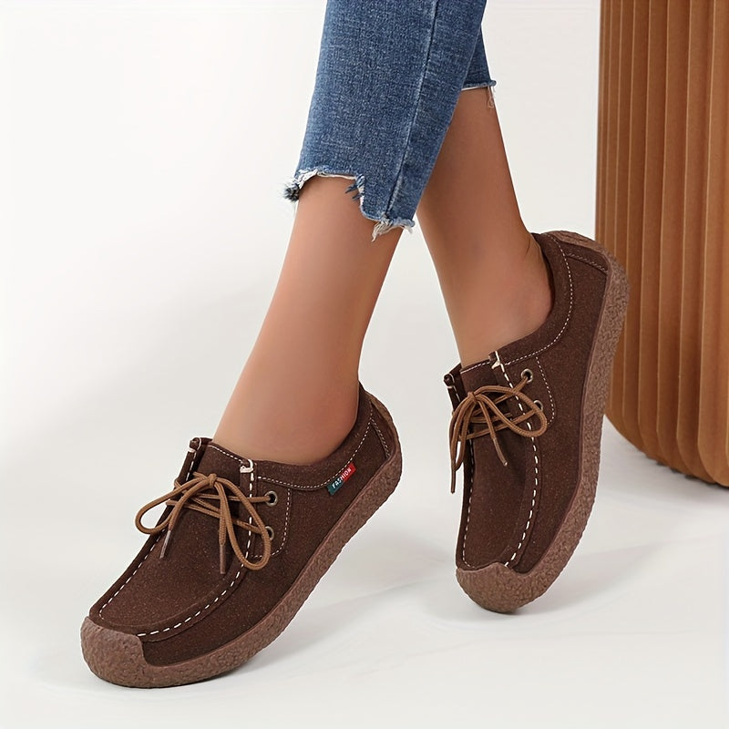 Women's Lightweight Lace-Up Loafers for Casual Wear on King's Day