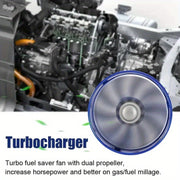 Adaptador de turbocompresor para SUV ahorro de combustible aleación de aluminio azul rojo