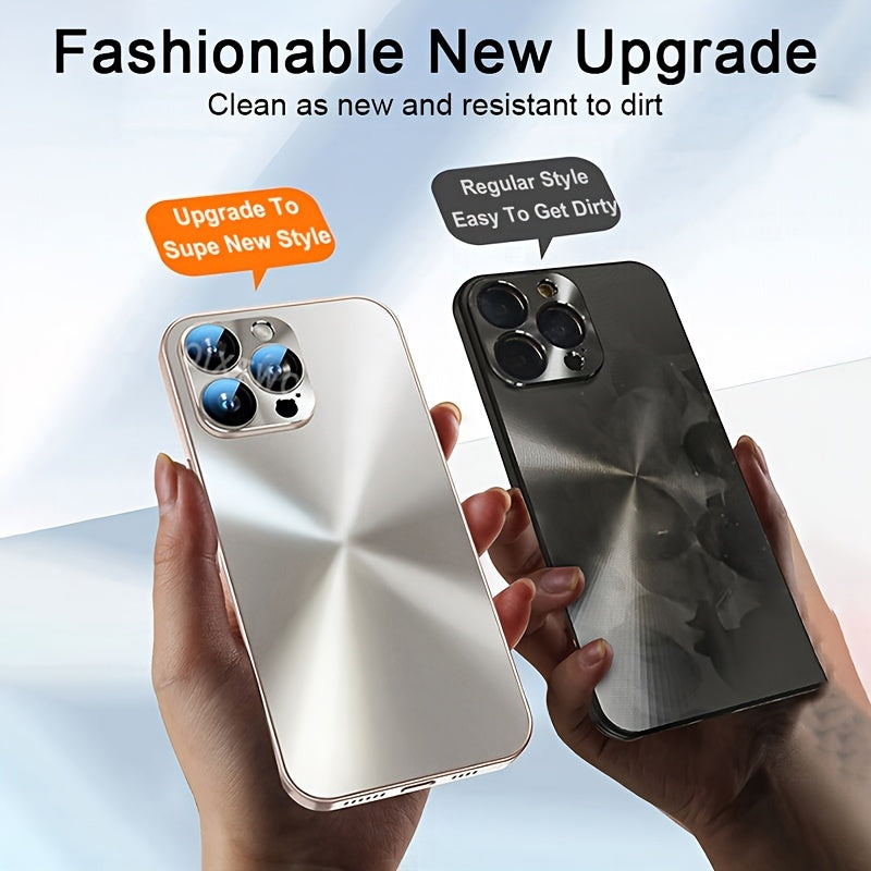 Laser Shockproof Phone Case for iPhone 11-16 Pro Max Plus with Lens Protector