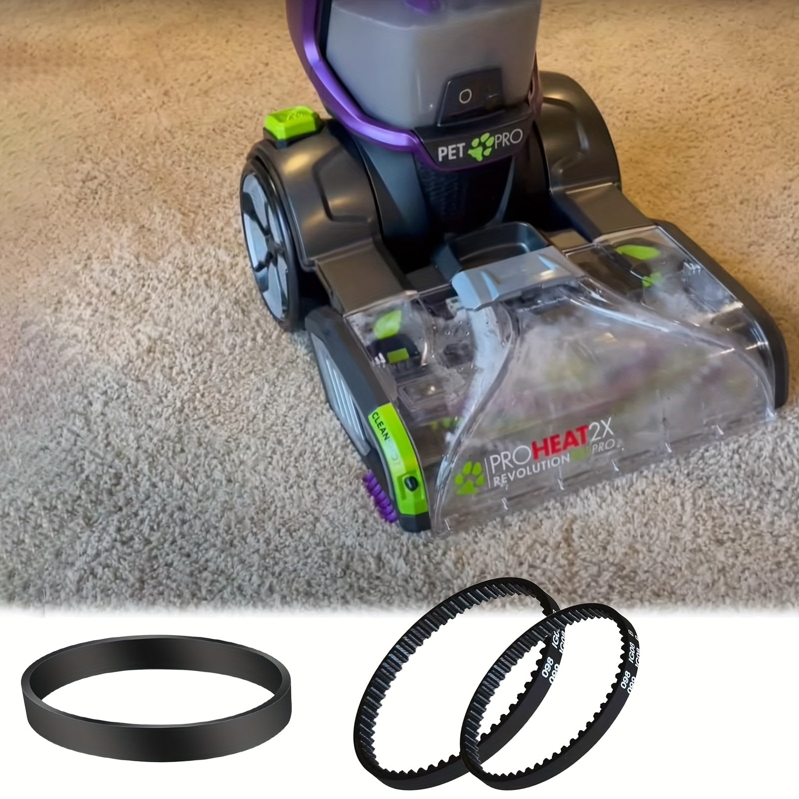 3-to'plam almashtirish vakuum kamarlar tozalash uchun, mustahkam kauchuk, 1986, 1964, 2007 seriyali mos keladi