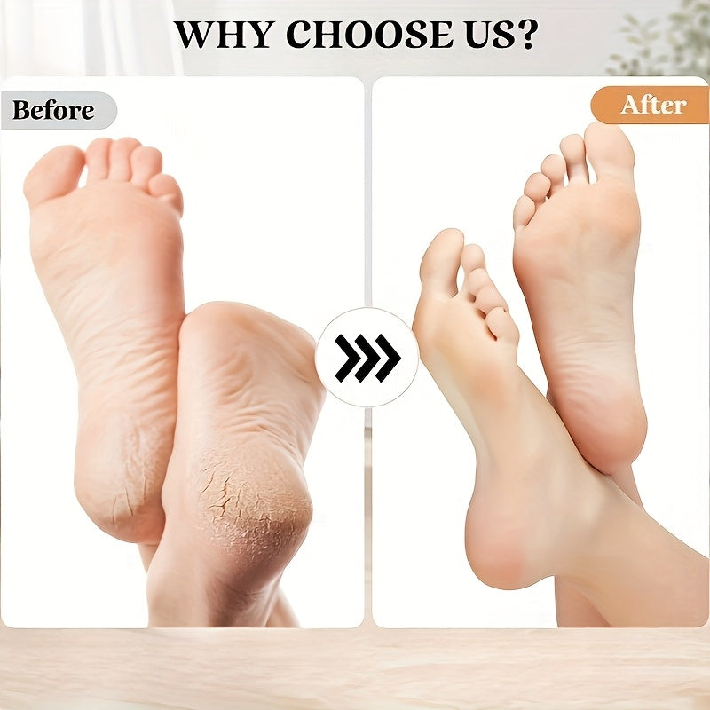 Wireless Rechargeable Electric Foot File with 2 Speeds and 5 Grinding Heads for Dead Skin Removal