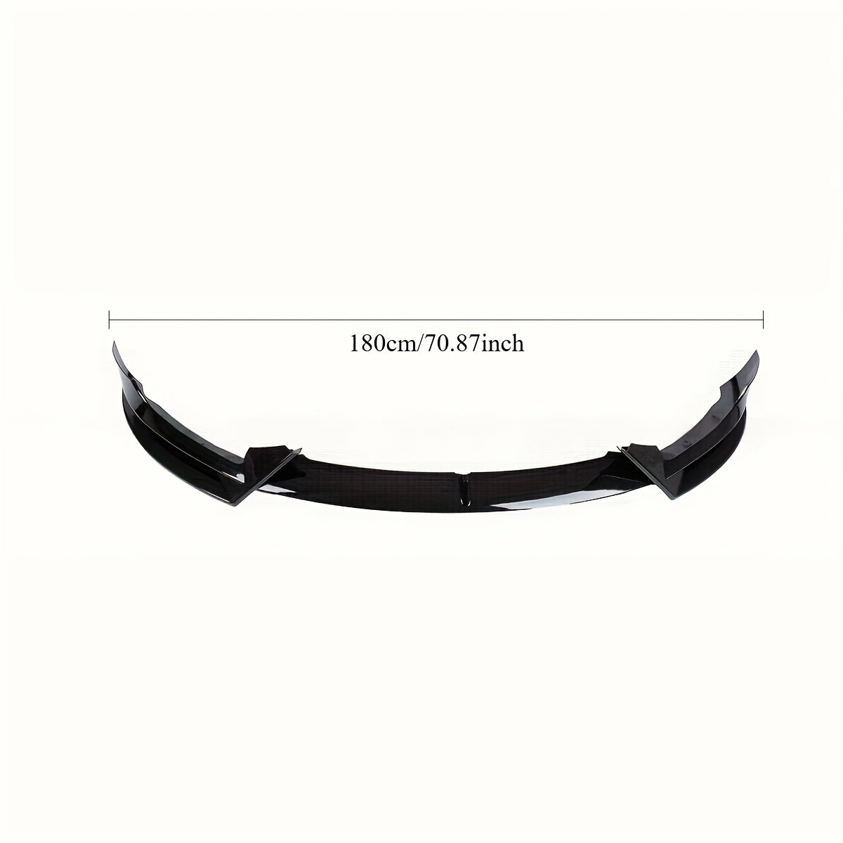 Front Lip Body Kit for Tesla Model 3 Carbon Fiber Style Glossy Black Splitter Set