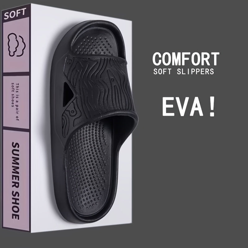 Ayollar uchun EVA slayd sandalki, yengil pushti, ochiq barmoqli, kundalik qulaylik