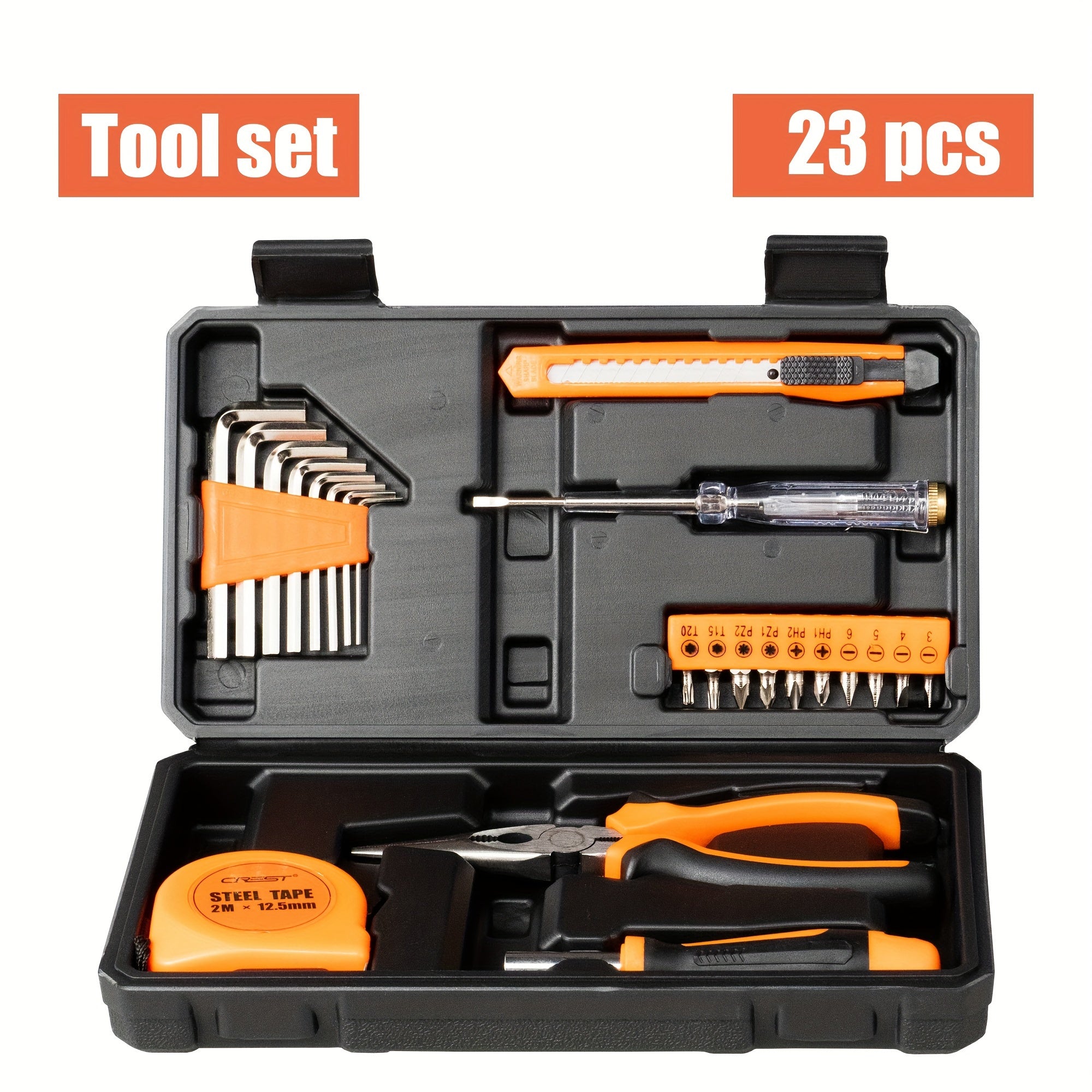 Repair Tools 15/23pcs Set Durable DIY Toolbox Hardware for Home Decoration