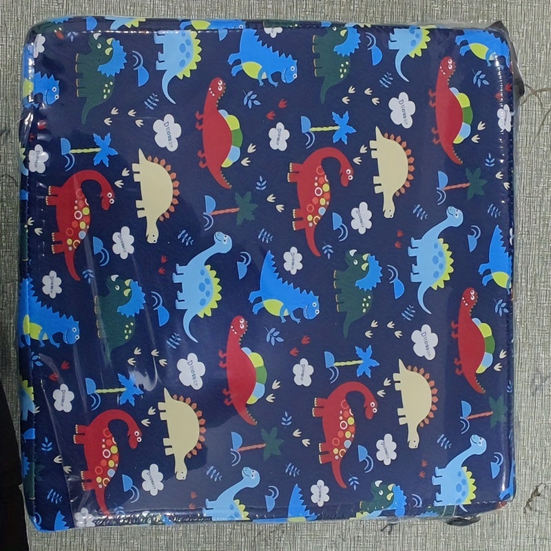 Child Booster Seat with PU Cushion, Secure Straps and Safety Buckle for Toddler Dining