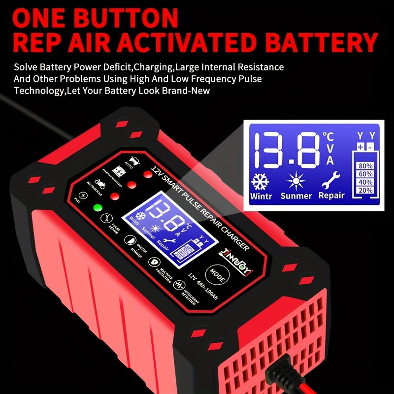 12V 6A Automotive Battery Charger Trickle Charger with Temperature Compensation