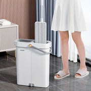 Cleaning Mop and Bucket Set with Wringer, Dust Mop for Wet and Dry Floor Cleaning