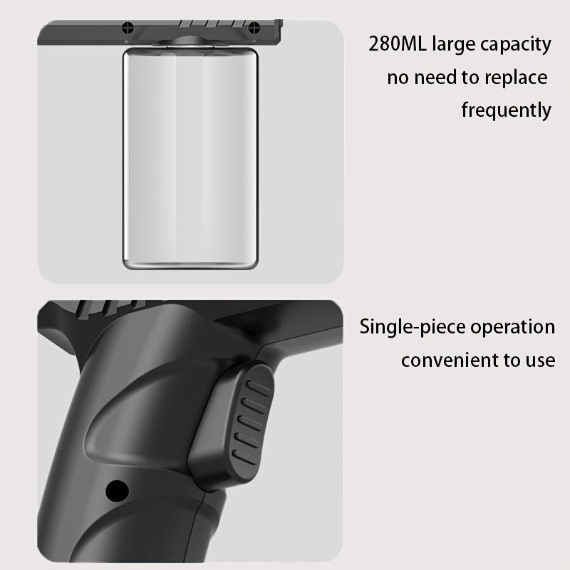 Rechargeable Wireless Spray Gun with Long Spray Distance and Blue Lights for Home Use