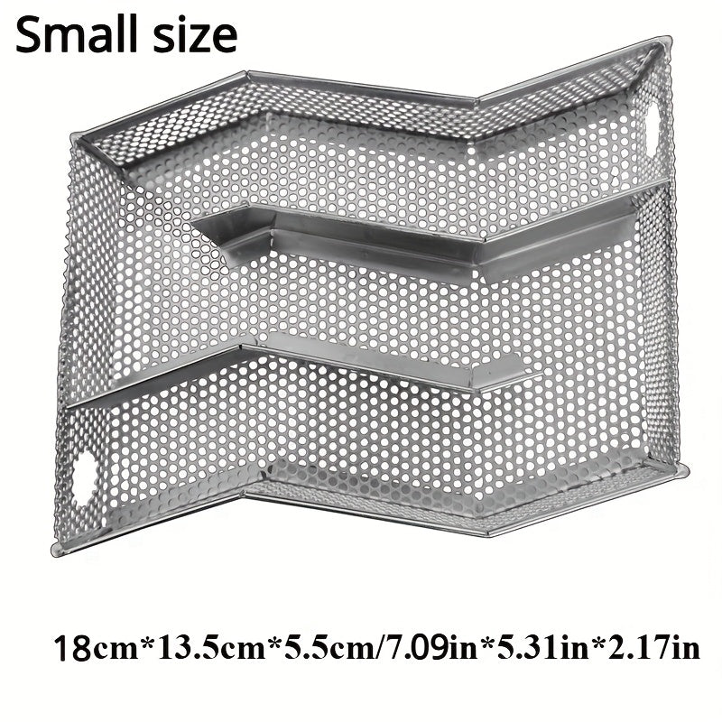 Stainless Steel Smoking Rack for Wood Pellet Grills Silver Non-Electric with Brush