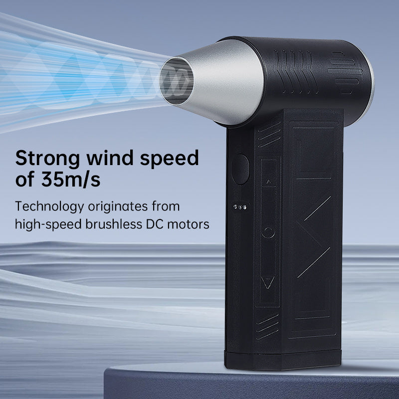 Портативный ручной турбонасос мини-воздуходувка с 3 скоростями, перезаряжаемый, легкий