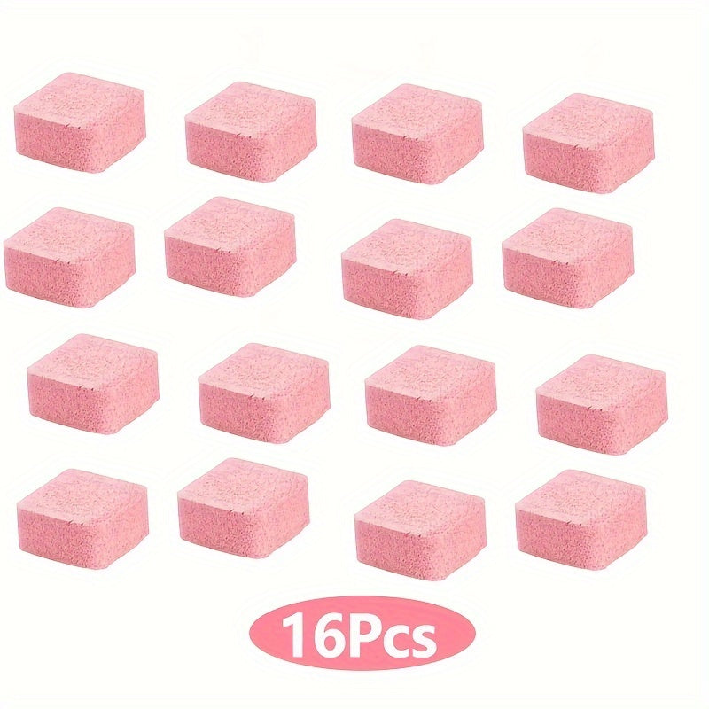Effervescent Toilet Bowl Cleaner Tablets 4/16 Pack Deep Stain Limescale Removal