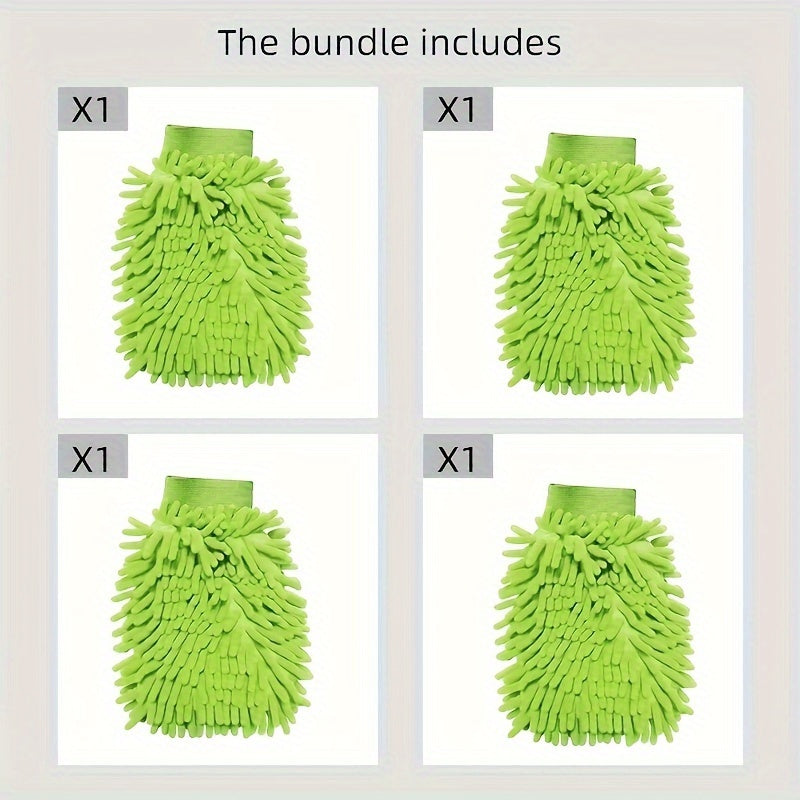 Avtomobilni yuvish uchun qo‘lqoplar, yumshoq sochiq qo‘lqoplar, avtomobillar va oynalarni tozalash uchun