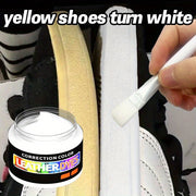 White Leather Shoe Polish Repair Cream for Sneakers Scratch Remover 30g