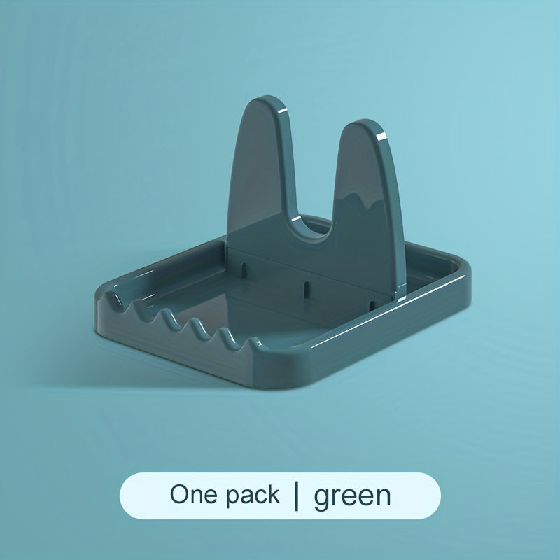 Bir parcha ko'p funksiyali oshxona qozon qopqog'i stendi va asboblar damgasi - yig'iladigan va ixcham ish stoli tashkilotchisi