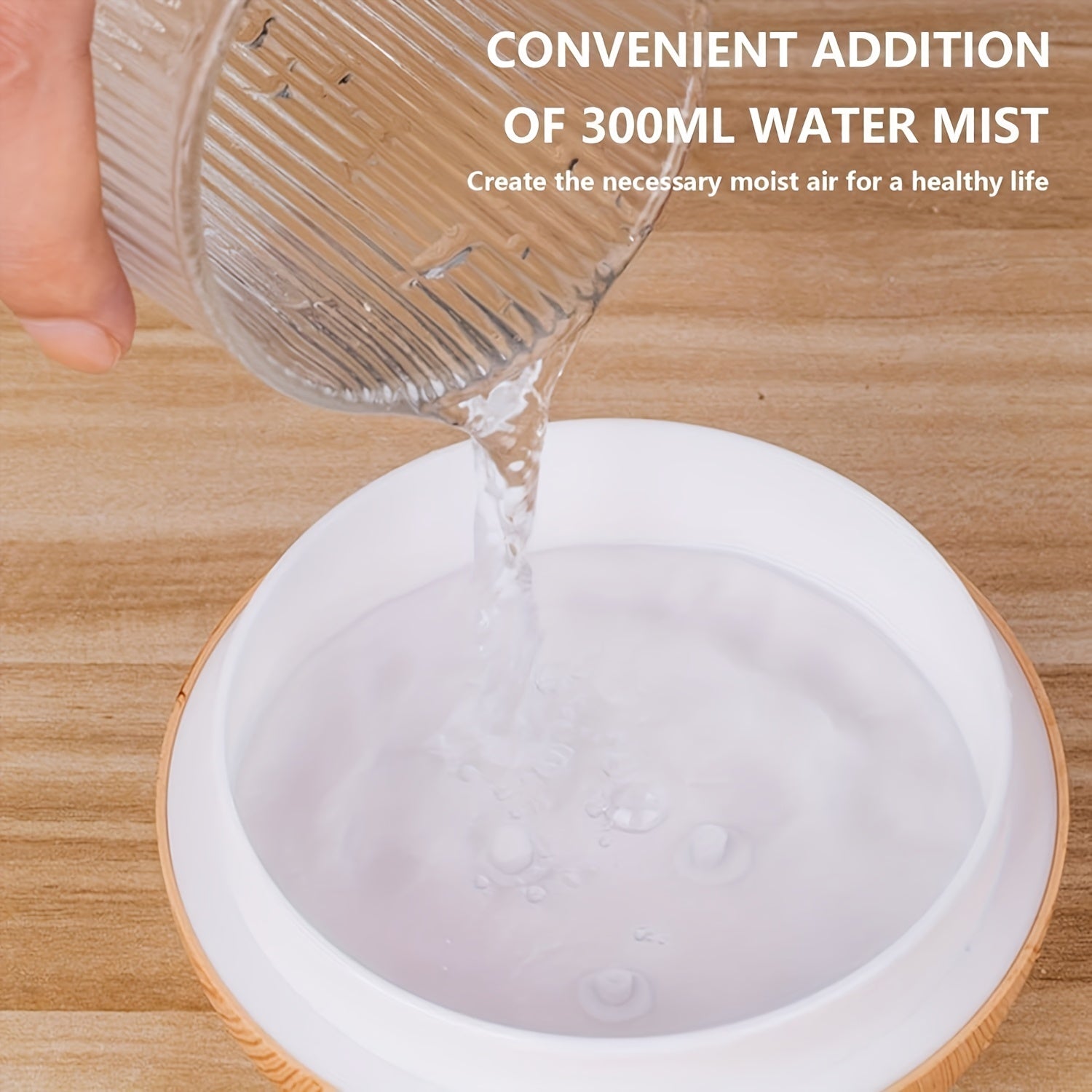 Мини-увлажнитель воздуха Cool Mist с 7-цветной LED-подсветкой ночника, автоматическим отключением для спальни и офиса