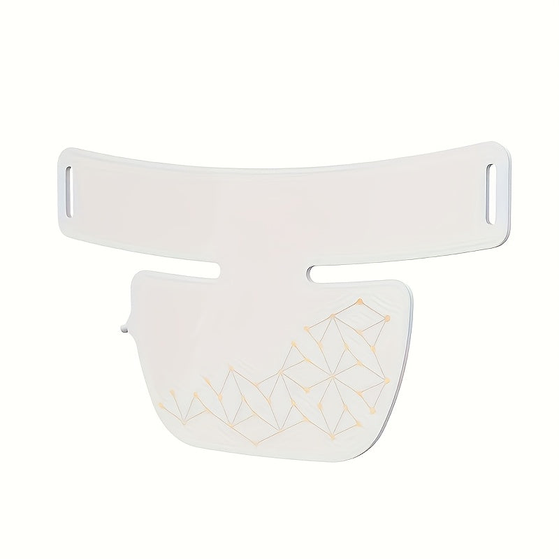 LED Neck Mask with Multi-Color Light Therapy Rechargeable Battery