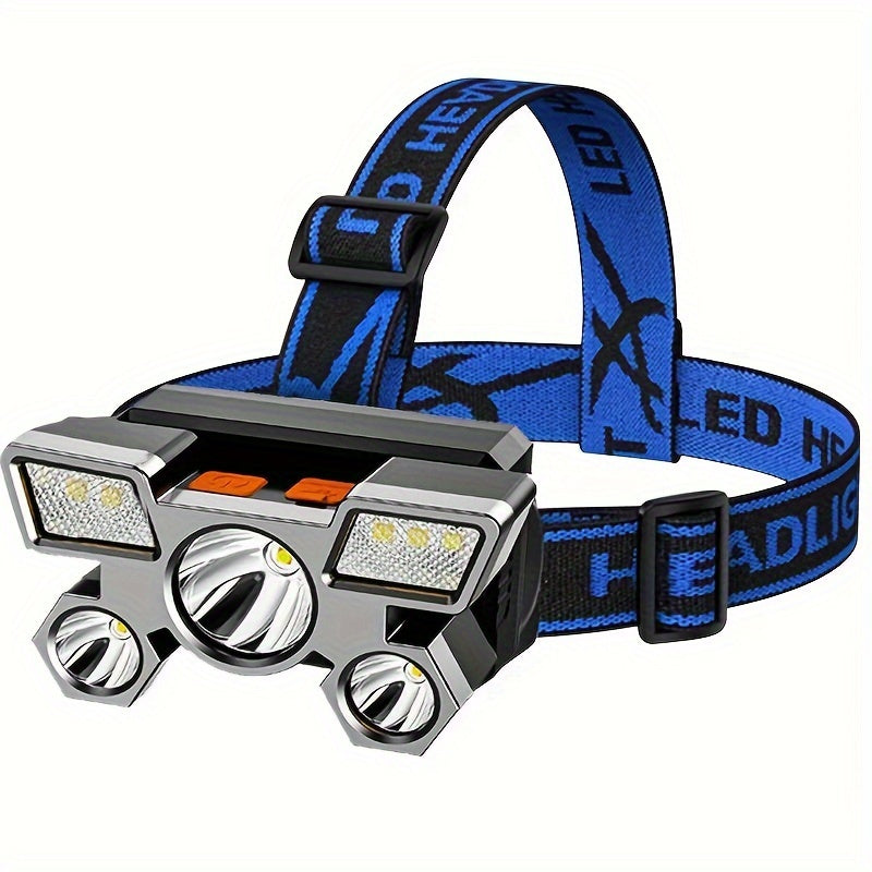 Rechargeable LED Headlamp with Multiple Light Modes Waterproof Non-Waterproof Long Runtime