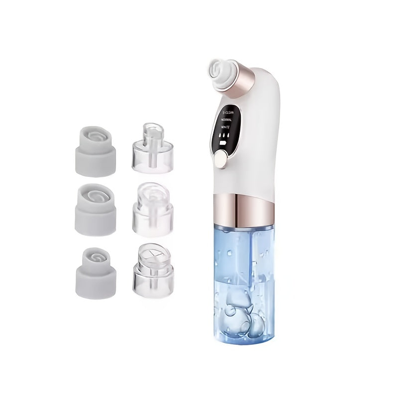 Removedor de puntos negros recargable por USB con circulación de agua y boquillas intercambiables
