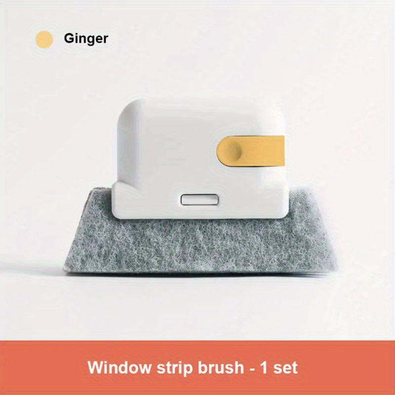 2-in-1 Handheld Groove Cleaning Tool Durable Plastic Easy-Grip for Windows and Doors