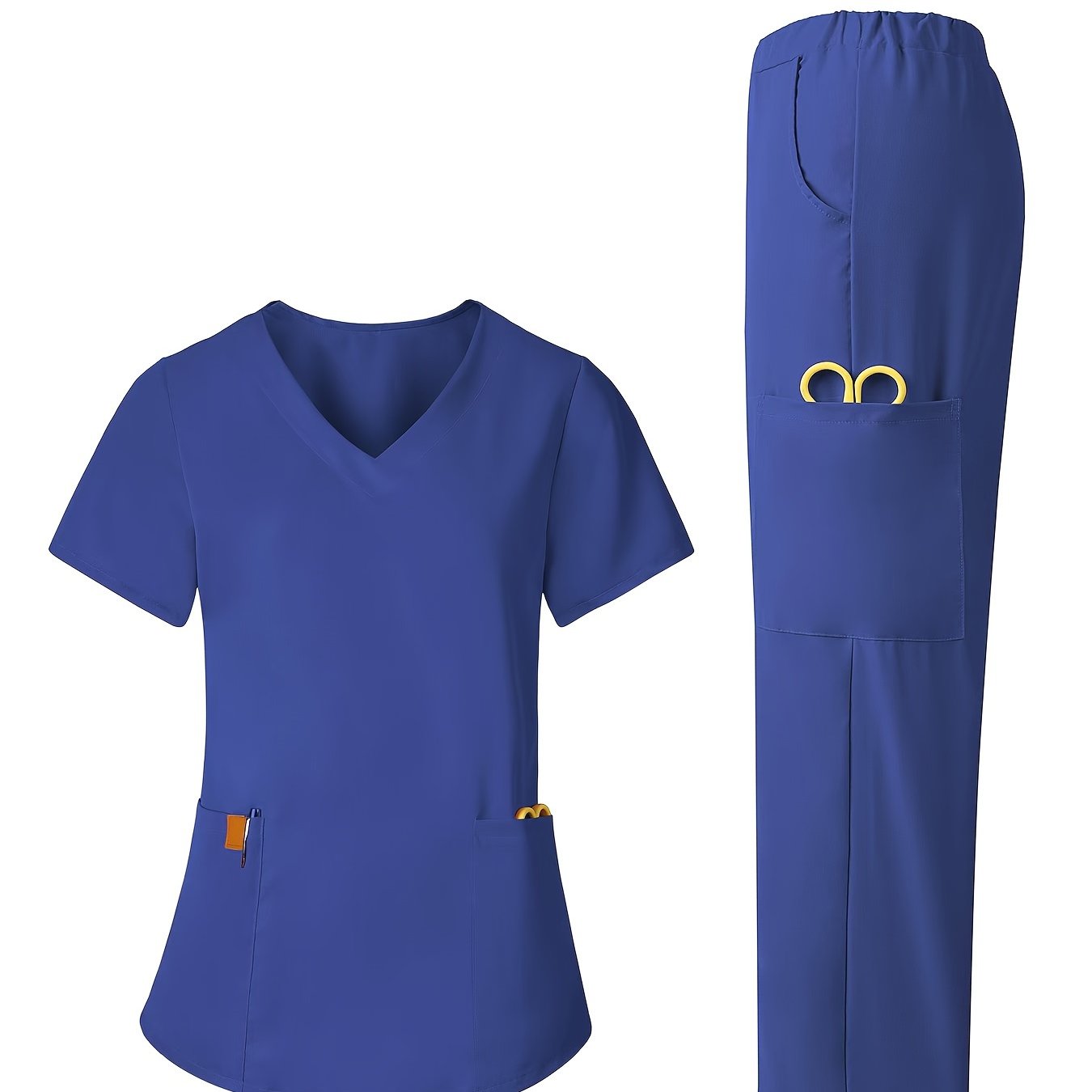 Unisex Medical Surgical Gown Set Top and Pants Polyester Spandex All Season