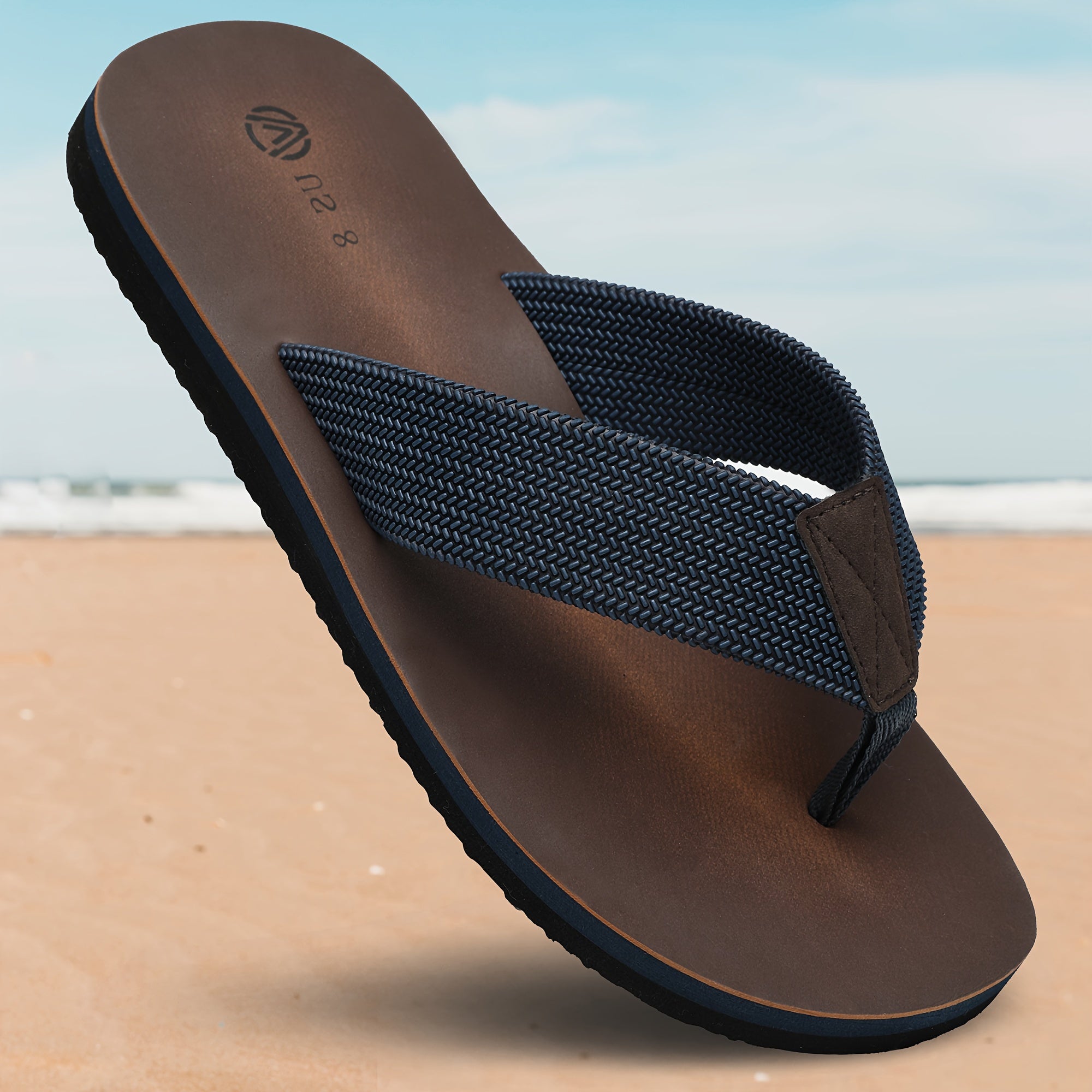 Lightweight Durable Flip Flops for Men Non-Slip EVA Sole Outdoor Activities